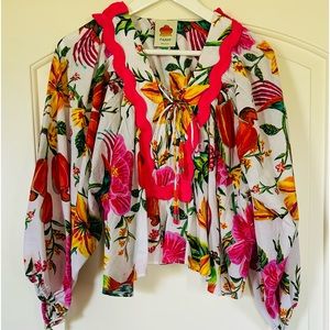 Farm colorful summer blouse